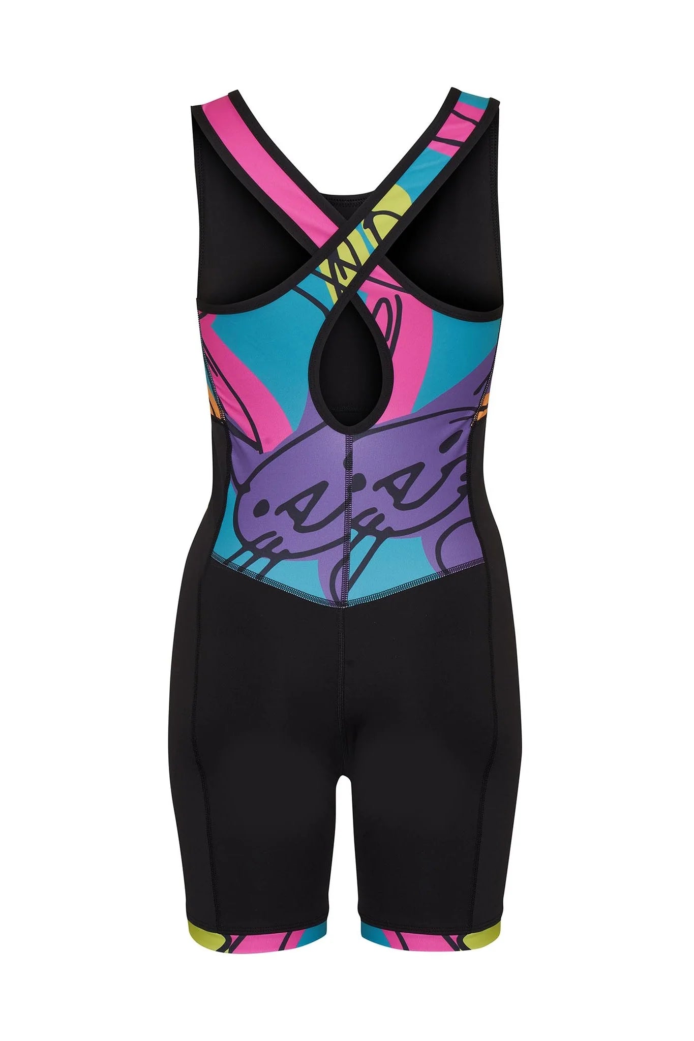 Half Printed Cross Back Zootie