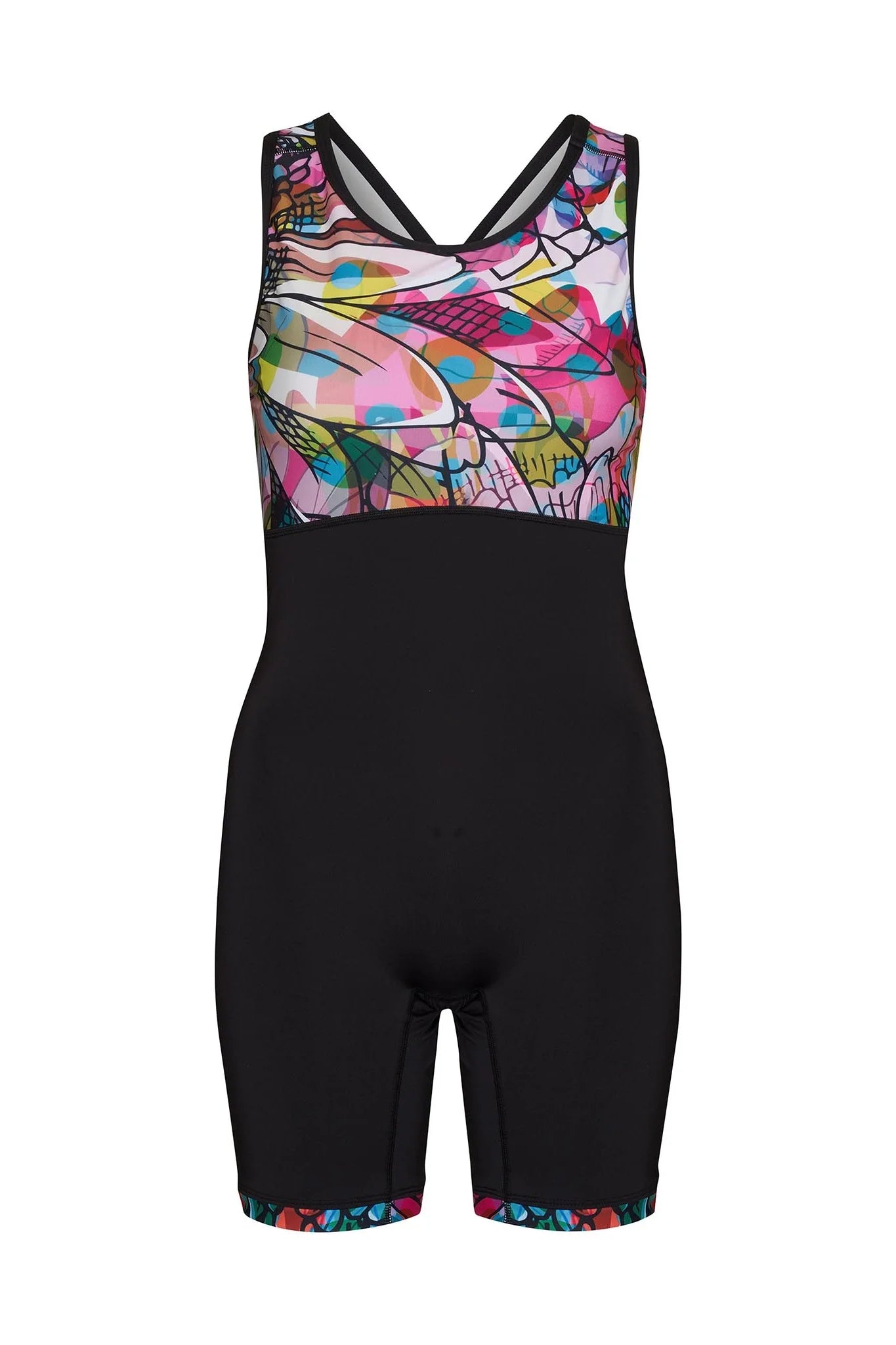 Half Printed Cross Back Zootie