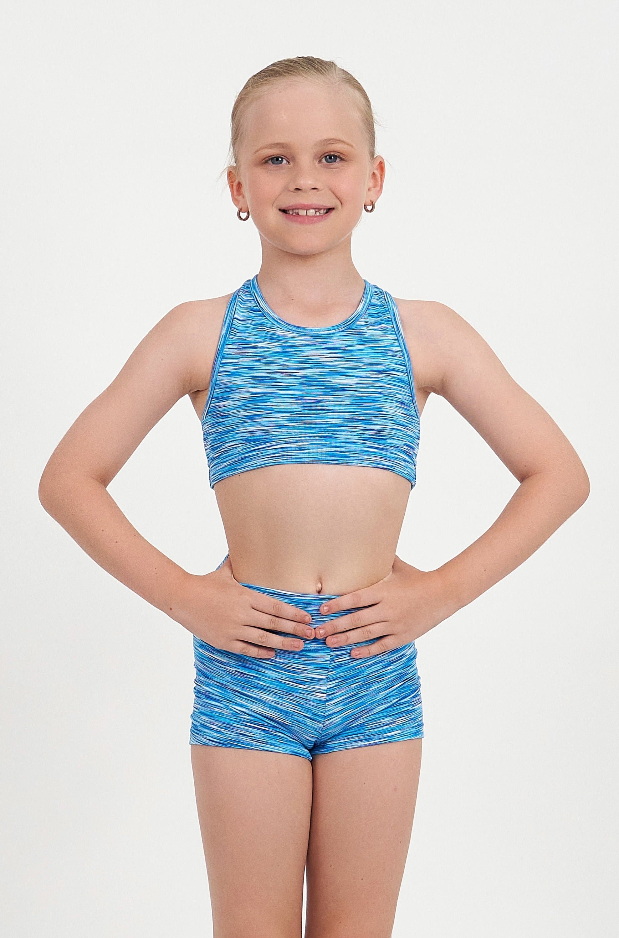 Zoe Shortie | Cascade Blue