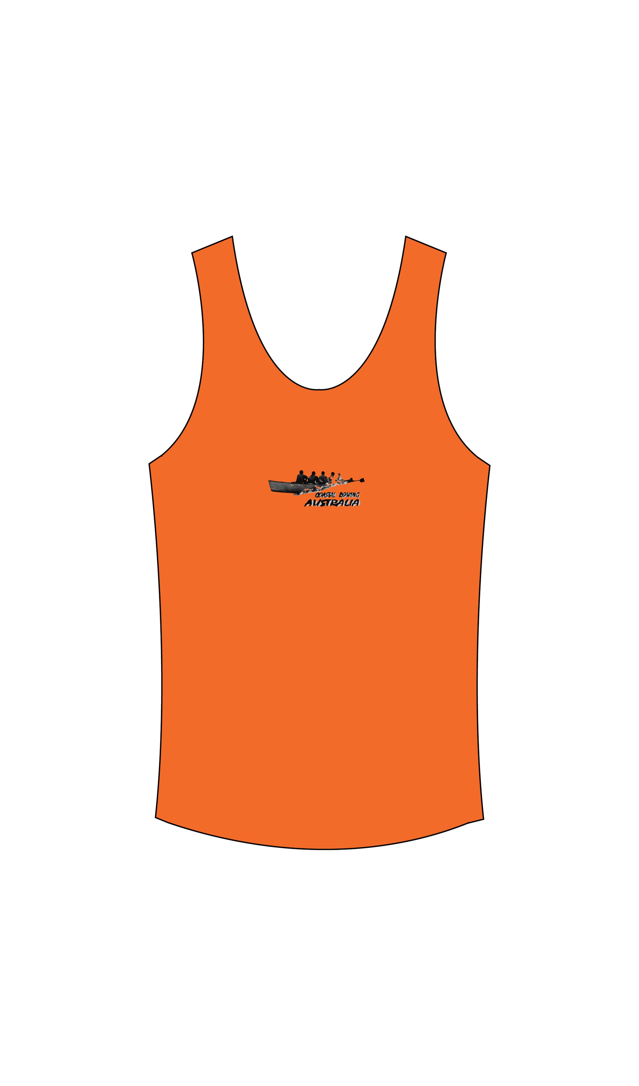 COASTAL ROWING AUSTRALIA Mens Singlet