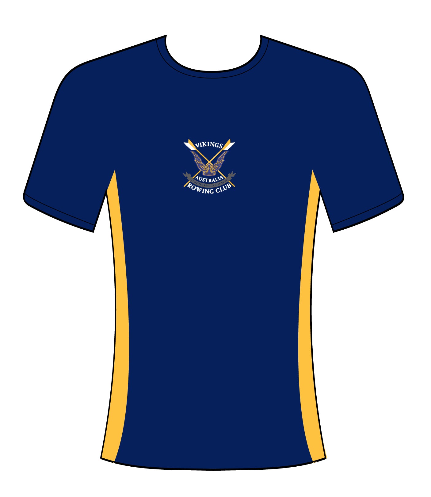 VIKINGS ROWING CLUB- Mens Club T-Shirt Wide Fit