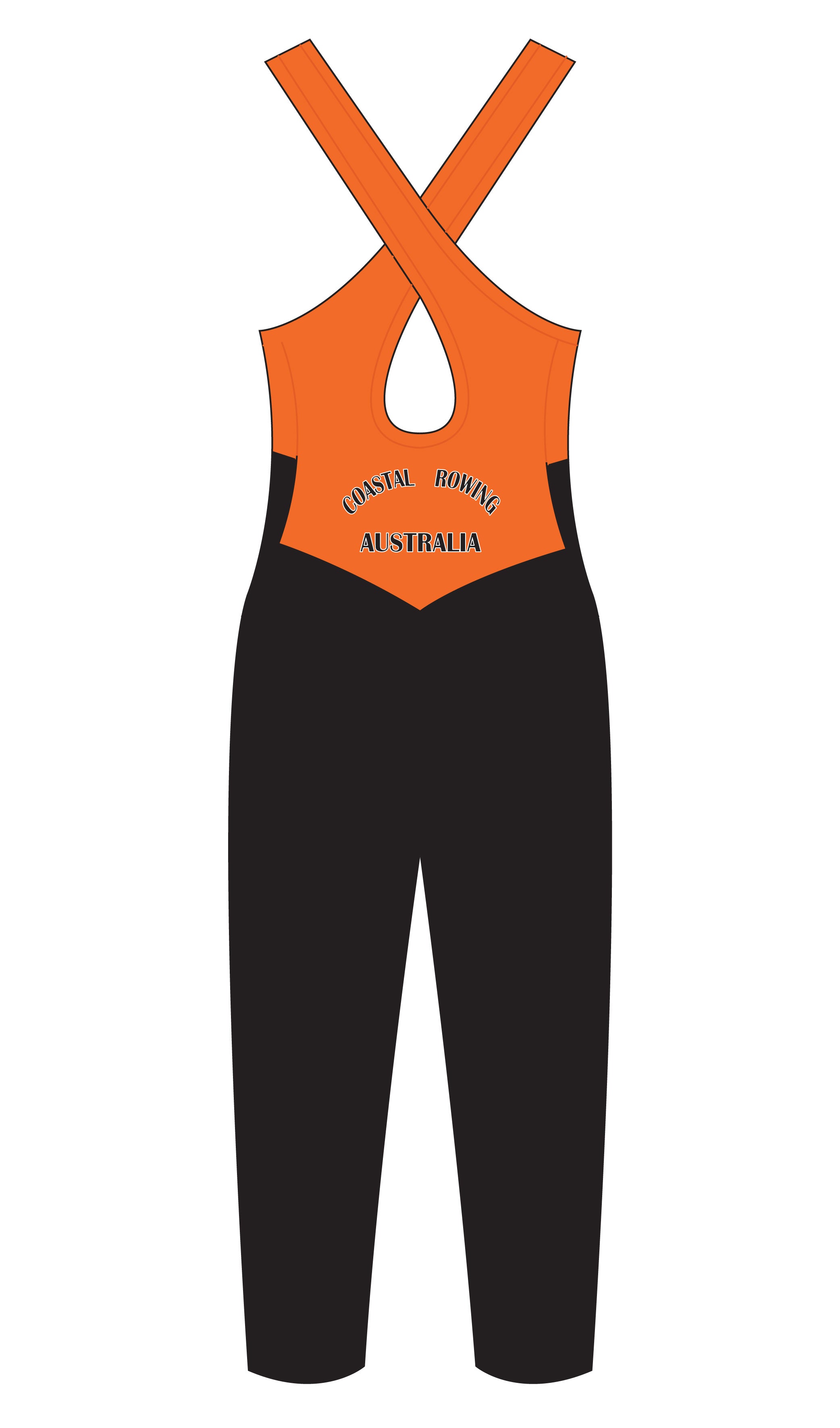 COASTAL ROWING AUSTRALIA - Ladies Zootie Capri Length