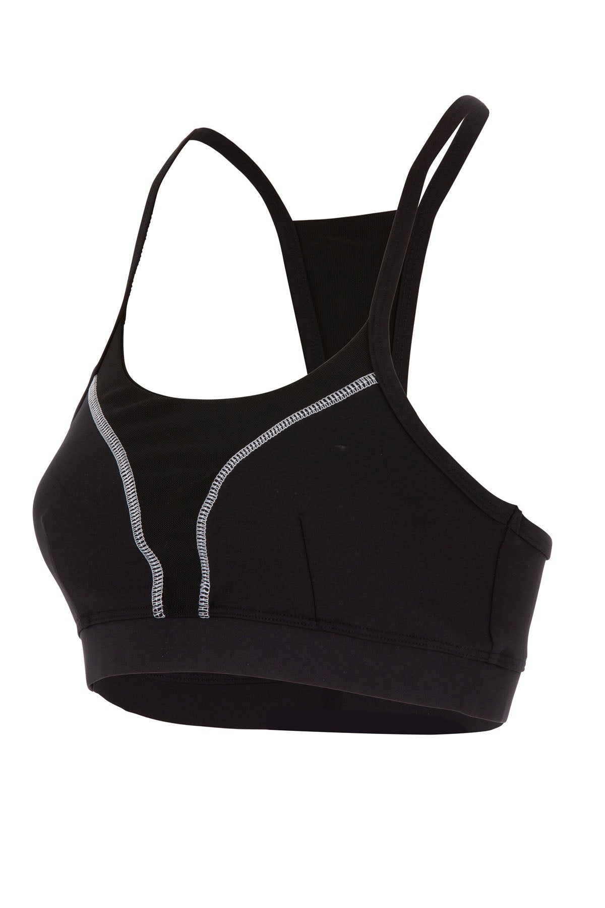 Panelled Mesh Crop