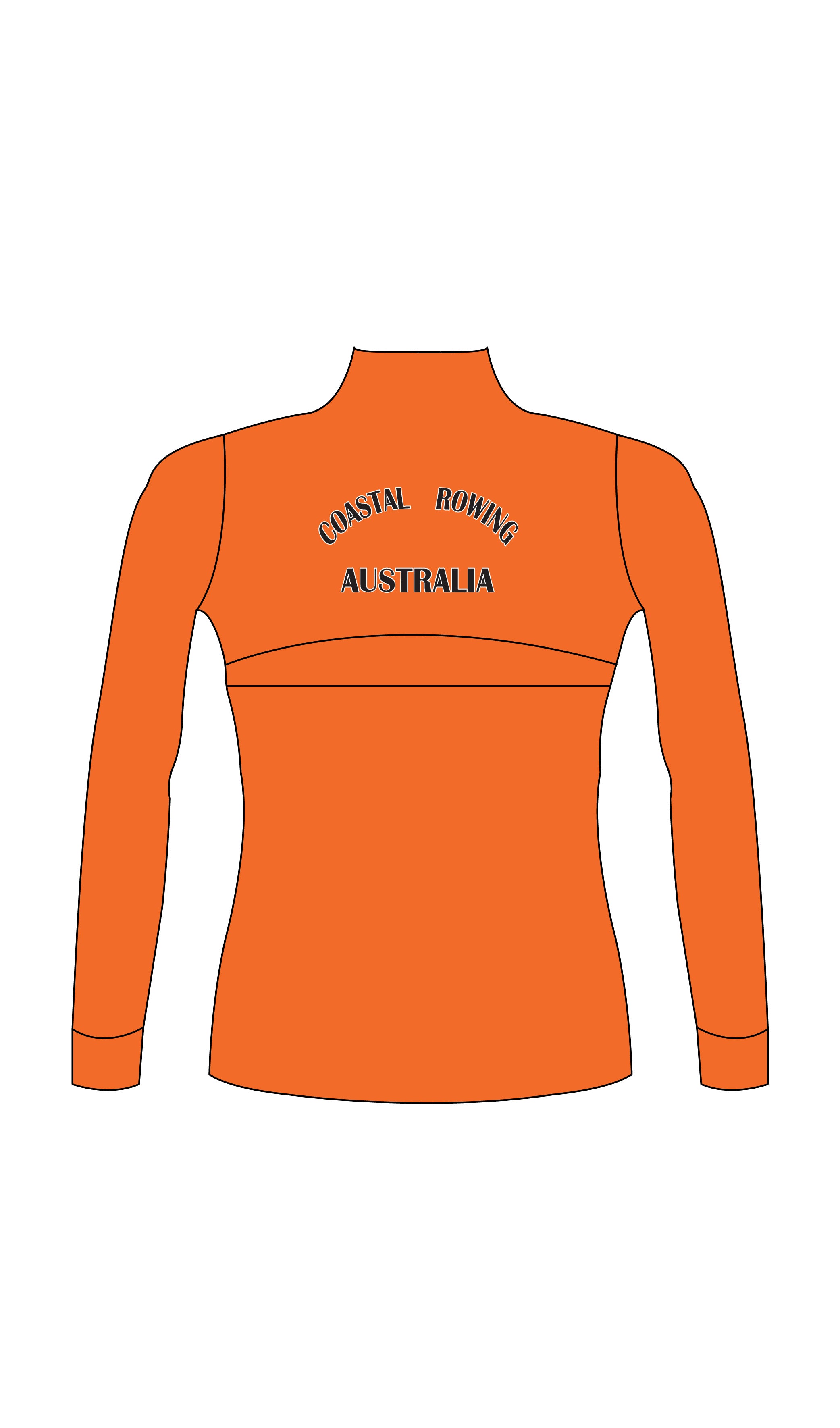 COASTAL ROWING AUSTRALIA - Ladies Zip Base Layer